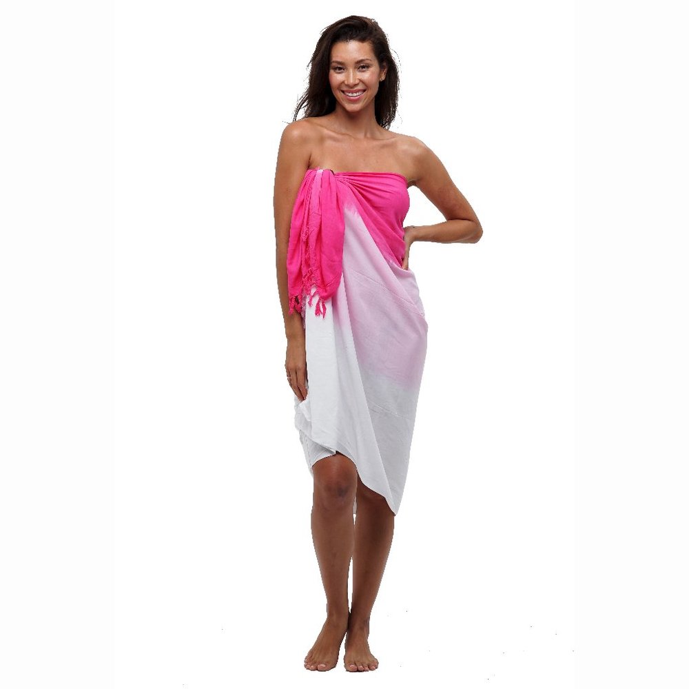 Dip Dye Sarongs Pink